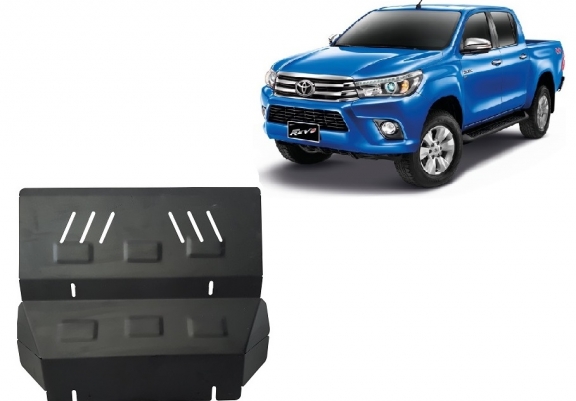 Steel radiator skid plate for Toyota Hilux Revo