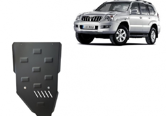 Steel gearbox skid plate for Toyota Land Cruiser J120