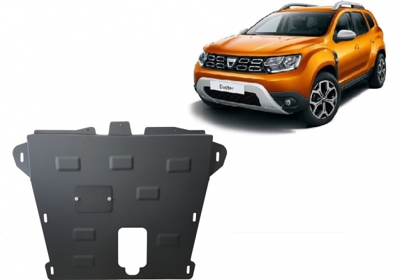 Steel skid plate for Dacia Duster