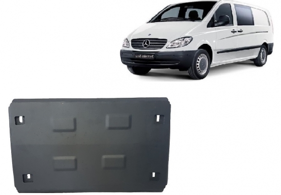 Steel skid plate for  Mercedes Vito W639 - 2.2 D 4x2, 4x4