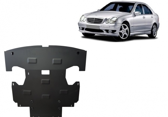 Steel skid plate for Mercedes C-Classe W203