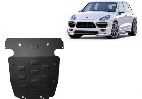 Steel skid plate for Porsche Cayenne