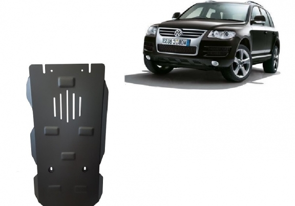 Steel manual gearbox skid plate for VW Touareg 7L