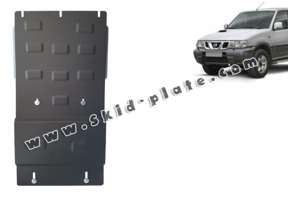 Steel gearbox skid plate for Nissan Terrano II 