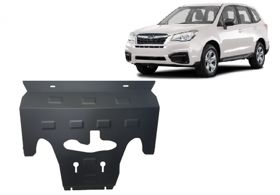 Steel skid plate for Subaru Forester 4