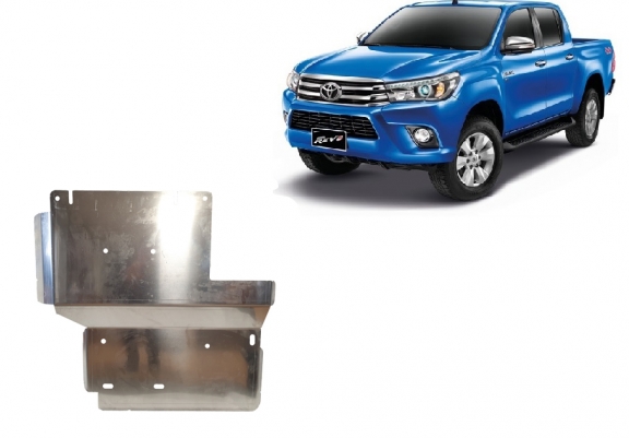 Aluminum differential skid plate for Toyota Hilux Revo