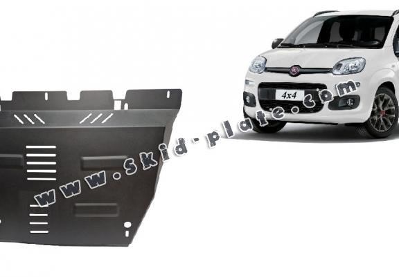 Steel skid plate for Fiat Panda 4x4