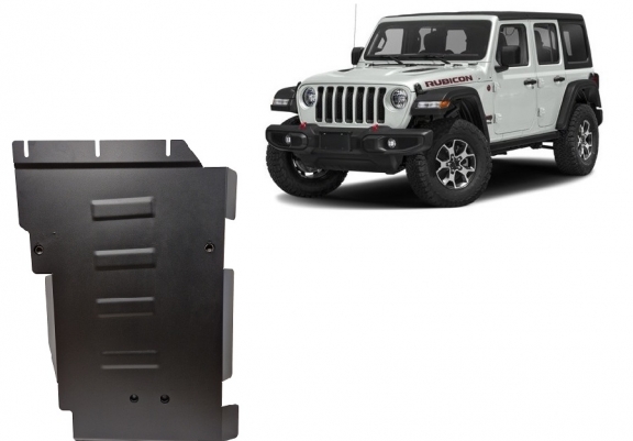 Steel gearbox skid plate for Jeep Wrangler - JL