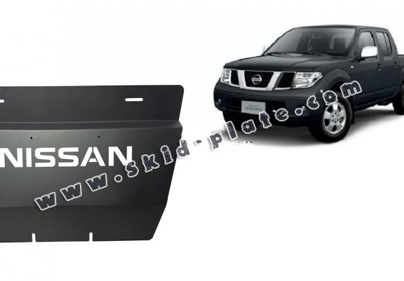 Steel radiator skid plate for Nissan Navara D40