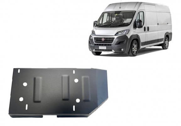 Steel AdBlue tank plate Fiat Ducato