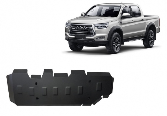 Steel fuel tank skid plate for Jac T8