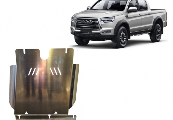 Aluminum gearbox skid plate for Jac T8