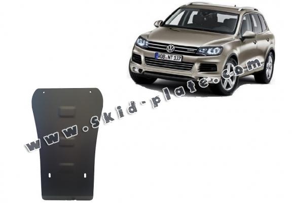 Steel gearbox skid plate for VW Touareg