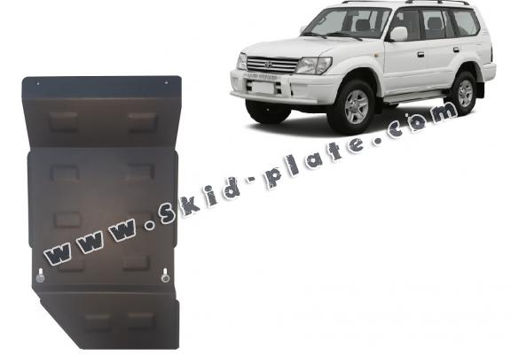 Steel gearbox skid plate for Toyota Land Cruiser J90 - only for 3 doors model