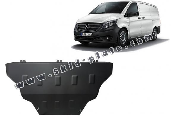 Steel skid plate for Mercedes Vito W447, 4x2, 1.6 D