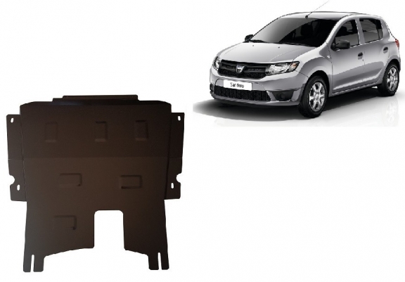 Steel skid plate for Dacia Sandero 2