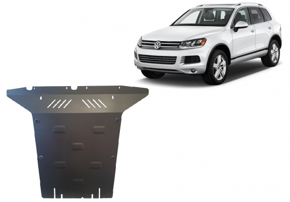 Steel skid plate for VW Touareg 7P