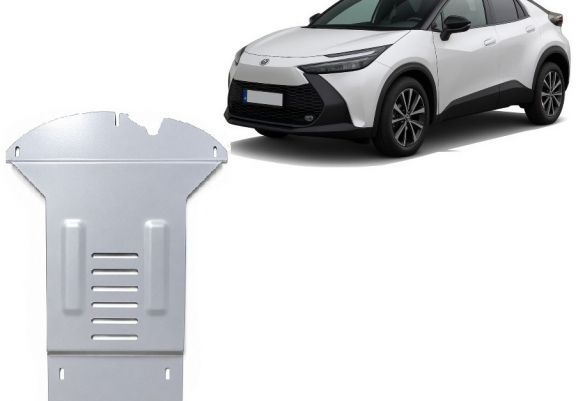Aluminum catalytic converter plate/cat lock for Toyota C-HR