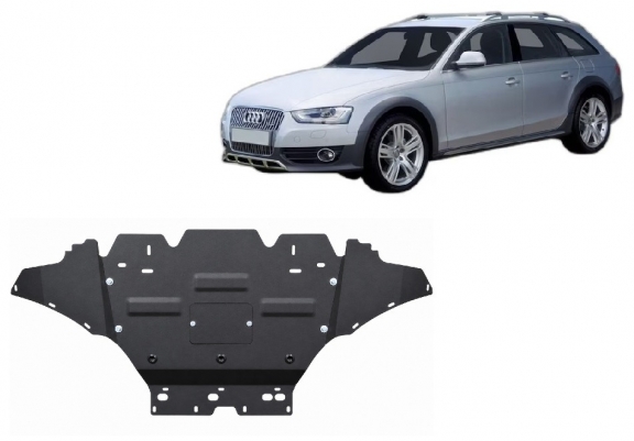 Steel skid plate for Audi A4 B8 All Road, petrol