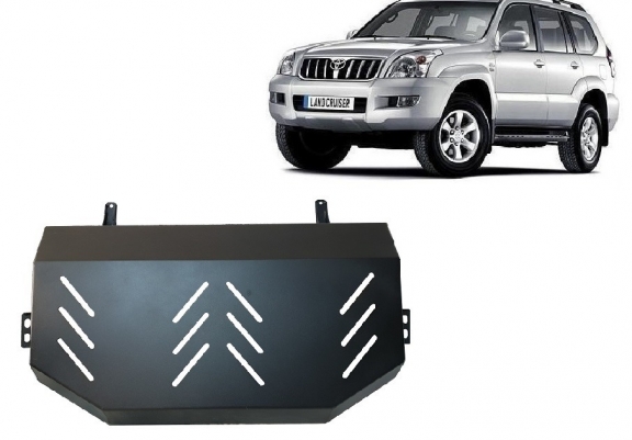 Steel fuel tank skid plate  for Toyota Land Cruiser J120 - for 3 doors model 