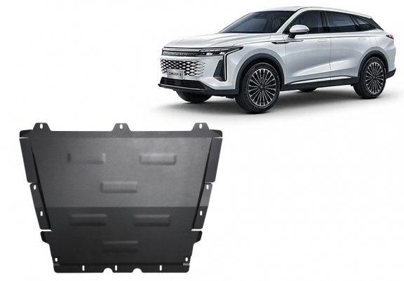 Steel skid plate for Omoda 9