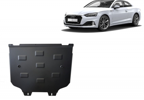 Steel gearbox skid plate for Audi A5