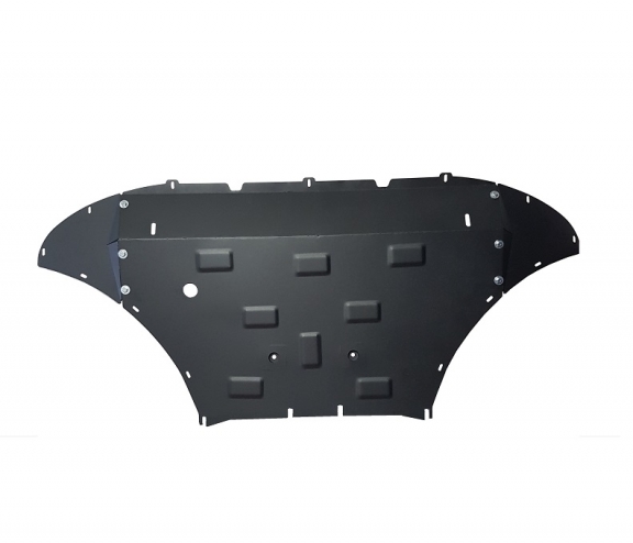 Steel skid plate for Porsche Cayenne