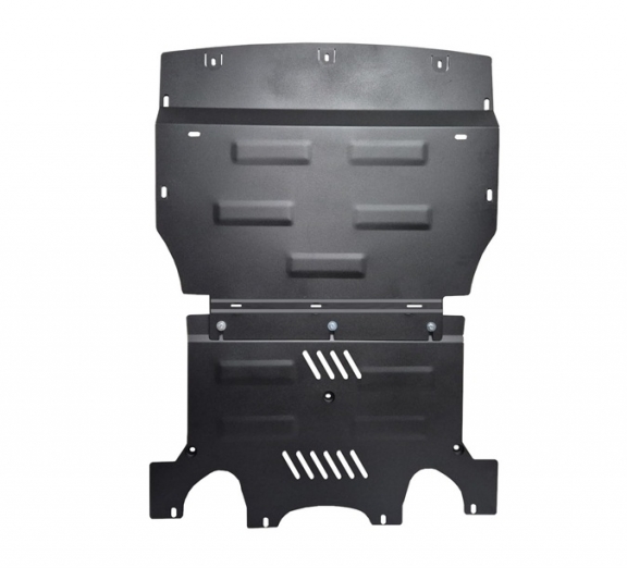 Steel skid plate for Porsche Macan