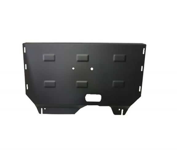 Steel skid plate for the protection of the engine and the gearbox for Ford Transit Custom