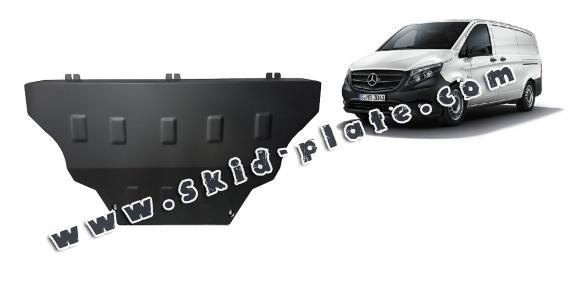 Steel skid plate for Mercedes Vito W447, 4x2, 1.6 D