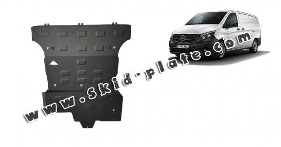 Steel skid plate for Mercedes Vito W447, 2.2 D, 4x4