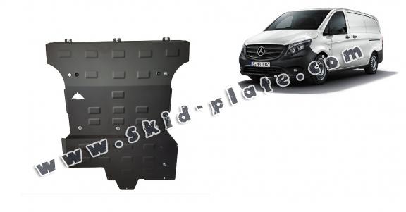 Steel skid plate for Mercedes V-Class W447, 2.2 D, 4x4