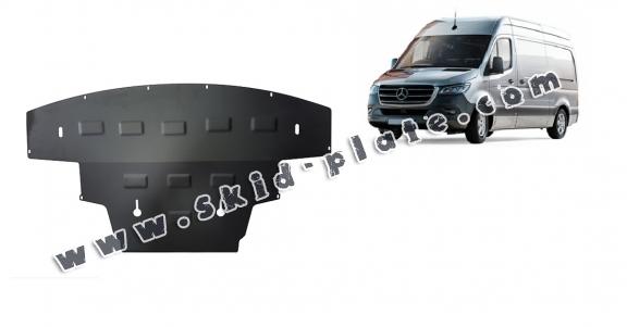 Steel skid plate for Mercedes Sprinter-RWD