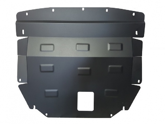 Steel skid plate for Nissan Micra