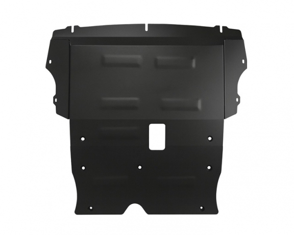 Steel skid plate for the protection of the engine and the gearbox for Opel Frontera