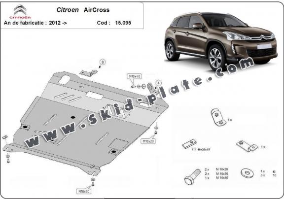 Steel skid plate for Citroen Aircross