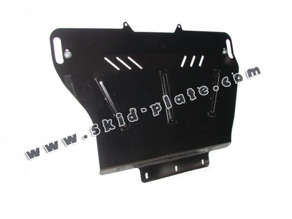 Steel skid plate for Peugeot 607