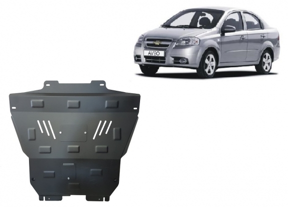 Steel skid plate for Chevrolet Aveo