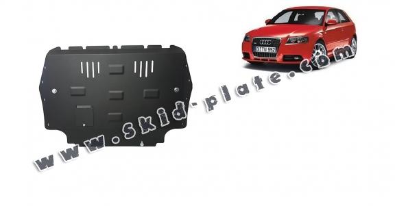 Steel skid plate for Audi A3