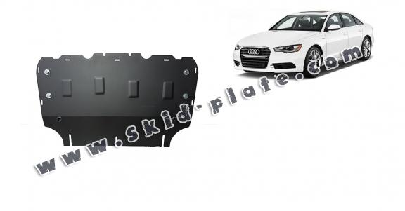 Steel skid plate for Audi A6