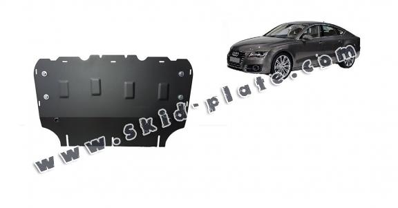 Steel skid plate for Audi A7