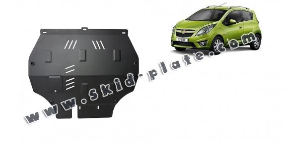 Steel skid plate for Chevrolet Spark