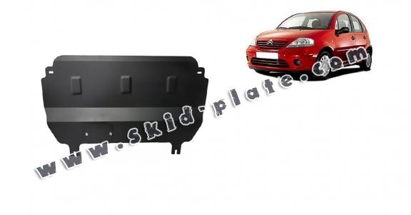 Steel skid plate for Citroen C3