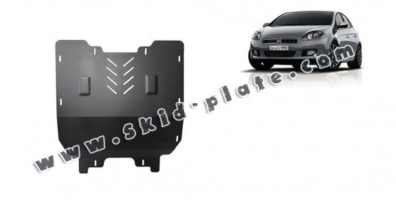 Steel skid plate for the protection of the engine and the gearbox for Fiat Bravo