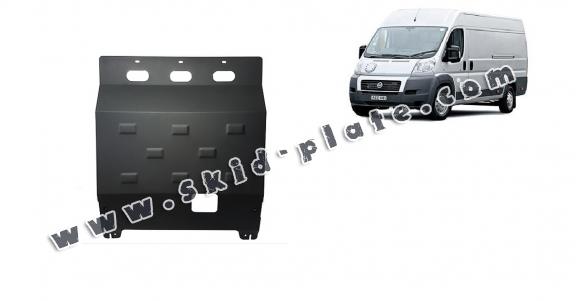 Steel skid plate for Fiat Ducato