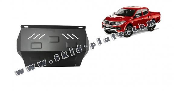 Steel radiator skid plate for Fiat Fullback