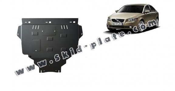 Steel skid plate for Volvo S40