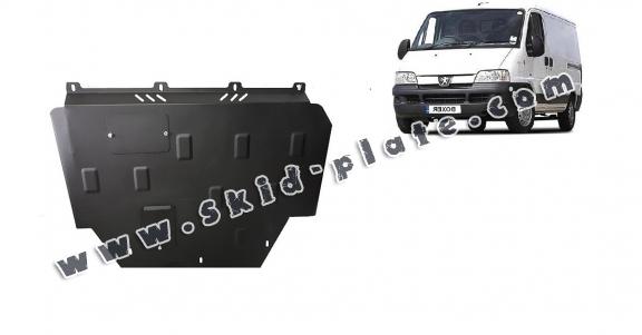 Steel skid plate for Peugeot Boxer