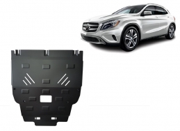 Steel skid plate for Mercedes GLA X156