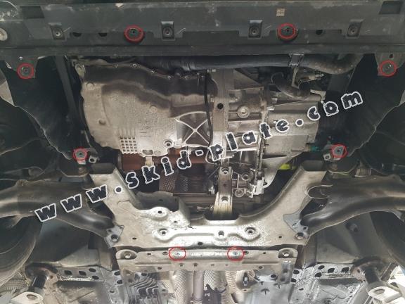 Steel skid plate for Renault Kangoo